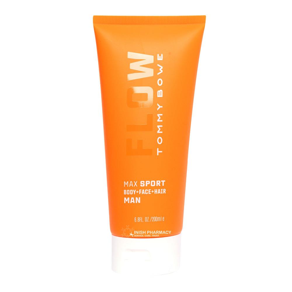 Tommy Bowe Flow Max Sport Face Body & Hair Wash 200ml