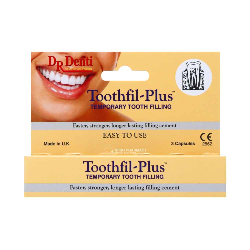 Dr Denti Toothfil-Plus Temporary Tooth Filling 3 Capsules