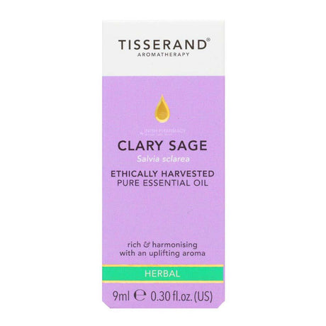 Tisserand Clary Sage Pure Essential Oil 9ml – to support everyday health and wellbeing
