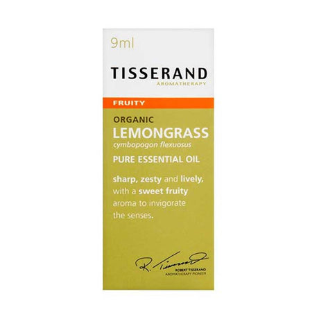 Tisserand Lemongrass Pure Essential Oil 9ml – to support everyday health and wellbeing