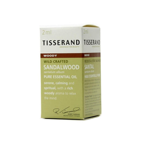 Tisserand Sandalwood Pure Essential Oil 2ml – to support everyday health and wellbeing