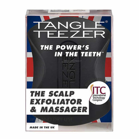 Tangle Teezer The Scalp Exfoliator & Massager Black – targets scalp concerns for a healthy hair foundation