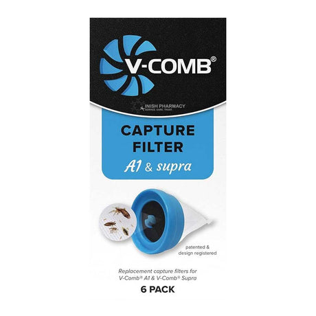 Licetec V-Comb Capture Filters 6 Pack – treats and eliminates head lice