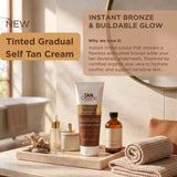 TanOrganic Tinted Gradual Self Tan Cream Medium-Dark Bronze 200ml