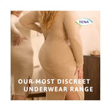 Tena Lady Silhouette High Waist Pants Cream Large Plus 8 Pack