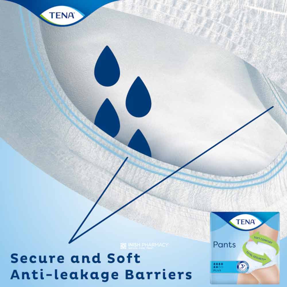 Tena Pants Plus Extra Large 12 Pack