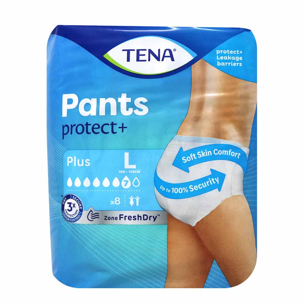 Tena Pants Protect Plus Large 8 Pack