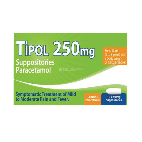 tipol paracetamol suppositories for children