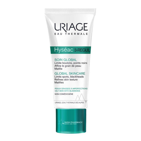 Uriage Hyseac 3 Regul Global Skincare 40ml – dermatologist-developed for healthy skin