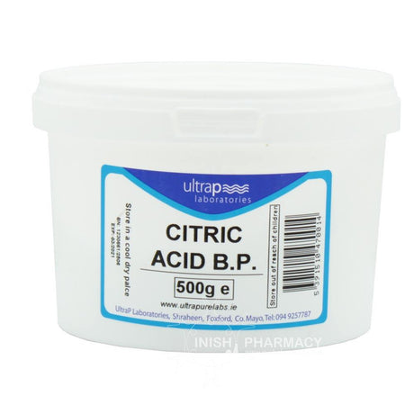Ultrapure Citric Acid BP 500g – for everyday health and wellbeing