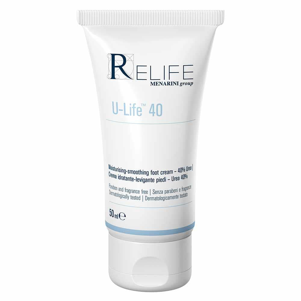 Relife U-Life 40 Moisturising-Smoothing Foot Cream 50ml