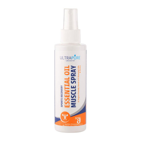 Ultrapure Sports Recovery Essential Oil Muscle Spray 150ml – for joint mobility and bone strength support