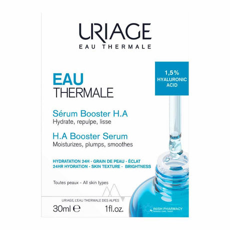 Uriage Hyaluronic Acid Booster Serum 30ml – with hyaluronic acid for deep hydration