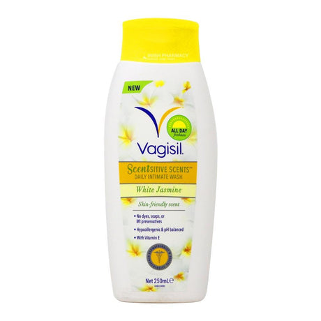 Vagisil Daily Intimate Wash White Jasmine 250ml – a pH-balanced intimate wash for daily feminine care