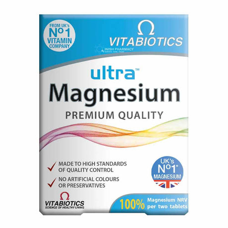 Vitabiotics Ultra Magnesium 60 Tablets – magnesium to support muscle function and reduce tiredness