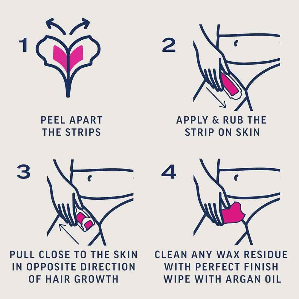 Veet Expert Bikini and Underm Wax Strips For Sensitive Skin 16 Pack