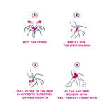 Veet Wax Strips Natural Inspirations For All Skin Types 20 Pack