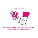 Veet Wax Strips Natural Inspirations For All Skin Types 20 Pack