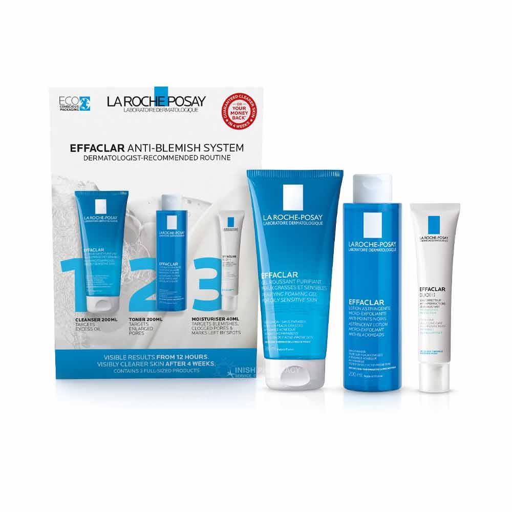 La Roche Posay Effaclar Dermatologist Recommended 3 Step Anti Blemish System