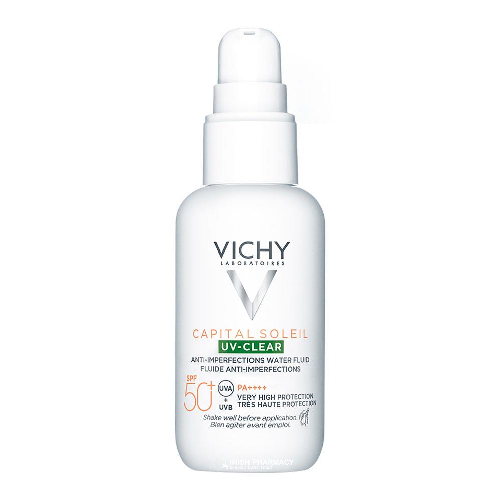 Vichy Capital Soleil UV-Clear SPF50 40ml – broad-spectrum SPF for daily sun protection