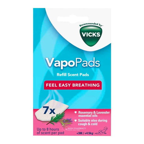 Vicks VapoPads Refill Scent Pads Rosemary & Lavender 7 Pack – relieves nasal congestion and sinus pressure