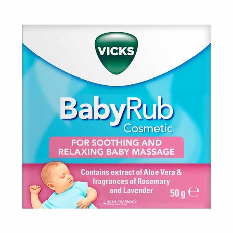 Vicks BabyRub 50g – a gentle, skin-safe essential for baby care