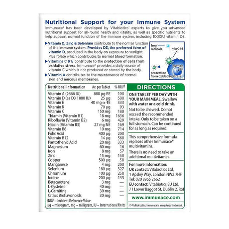 Vitabiotics Immunace Original 30 Tablets