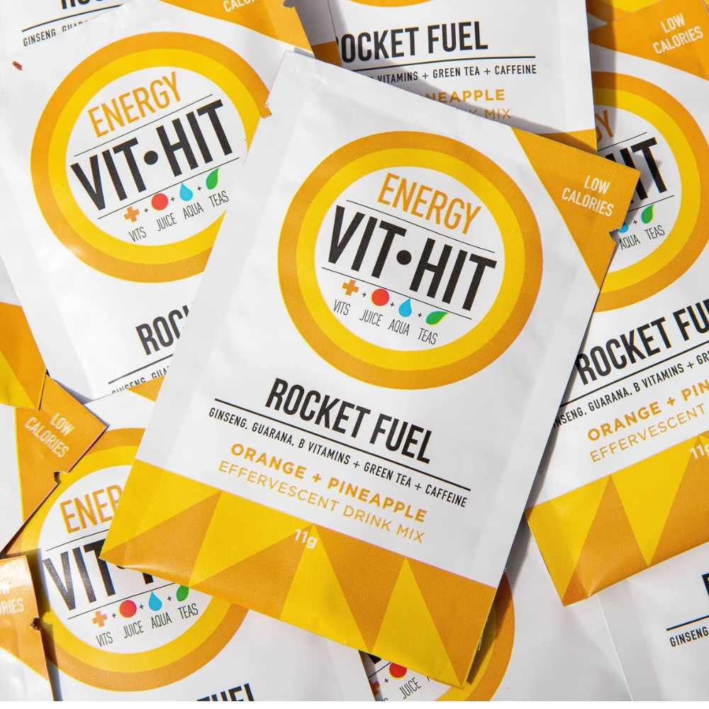 Vit-Hit Rocket Fuel Effervescent Orange & Pineapple 14 Sachets