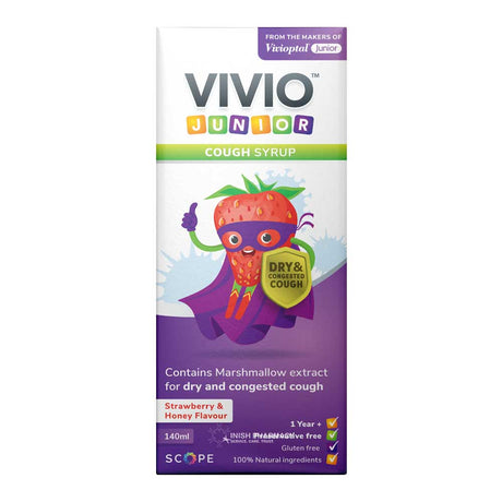 Vivio Junior Cough Syrup 140ml – soothes and relieves persistent coughs