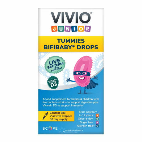Vivio Junior Tummies Bifibaby Drops | Probiotic for Colic & Digestion