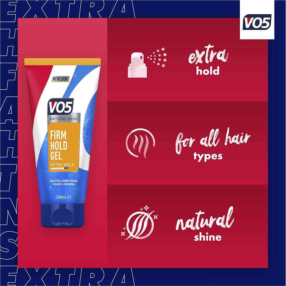 VO5 Firm Hold Styling Gel 200ml