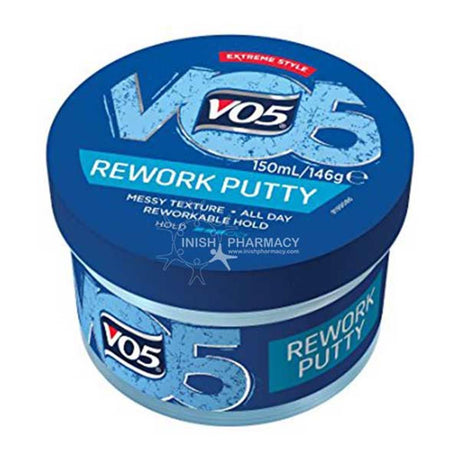 VO5 Extreme Style Texture ReWork Putty 150ml – for versatile, long-lasting hair styling