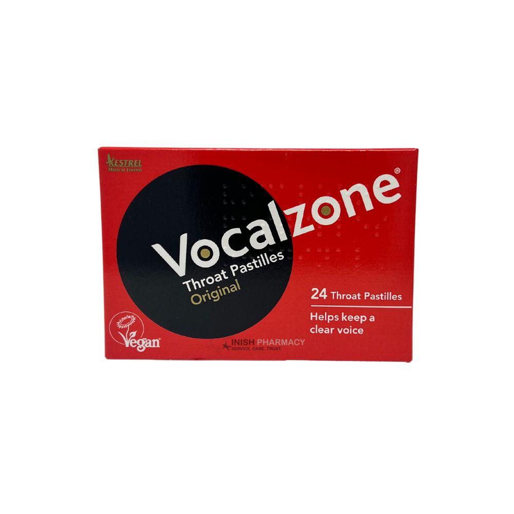 Vocalzone Throat Pastilles For Dry Or Irritated Throat 24 Pack