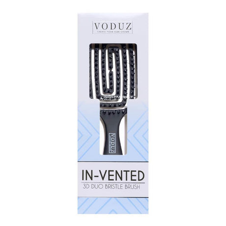 Voduz Invented Duo Bristle Flat Brush – for healthy, well-nourished hair