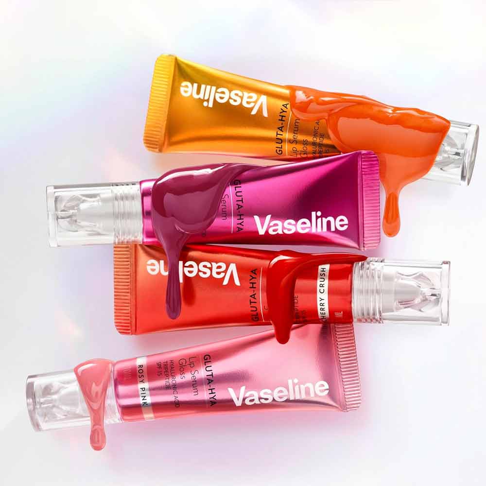 Vaseline GLUTA-HYA Serum Gloss Tinted Lip Care Royal Plum 10ml