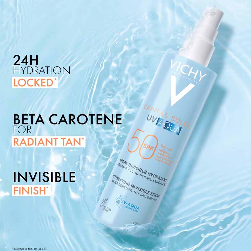 Vichy Capital Soleil UV Aqua Spray Invisible Hydratant SPF50 200ml