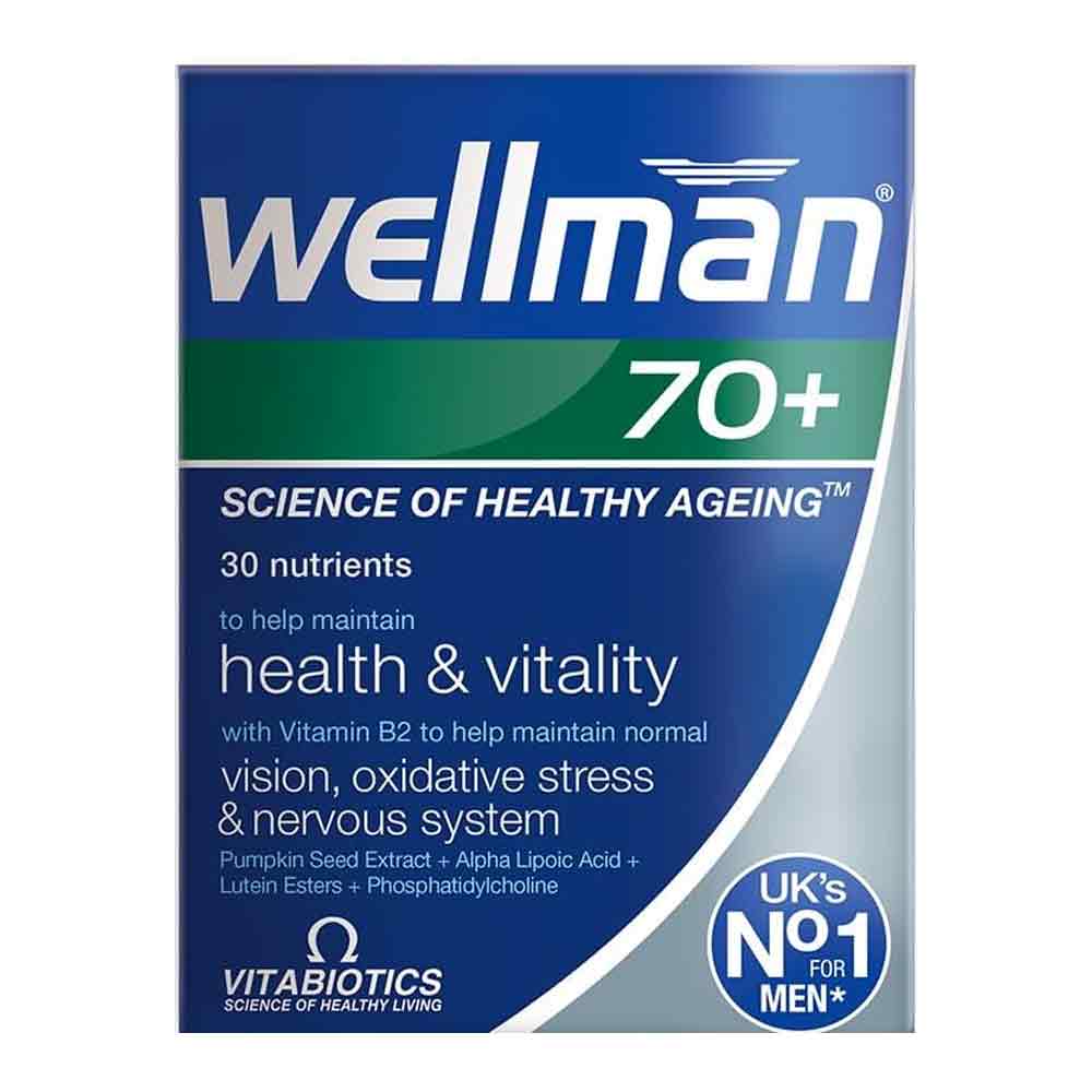 Vitabiotics Wellman 70+ 30 Pack