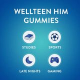 Vitabiotics Wellteen Him Gummies Mixed Berry & Cherry 60 Pack