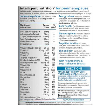 Vitabiotics Wellwoman Perimenopause 30 Pack