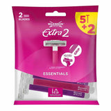 Wilkinson Sword Extra 2 Essentials Sensitive Disposable Razors 5+2 Free