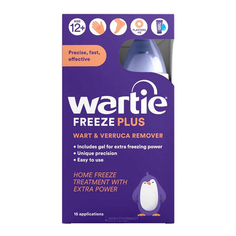 Wartie Freeze Plus Wart & Verruca Remover 50ml – effectively treats and removes warts and verrucas