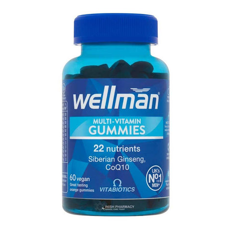 Vitabiotics Wellman Multi-Vitamin Gummies 60 Pack – a daily multivitamin tailored for men's health