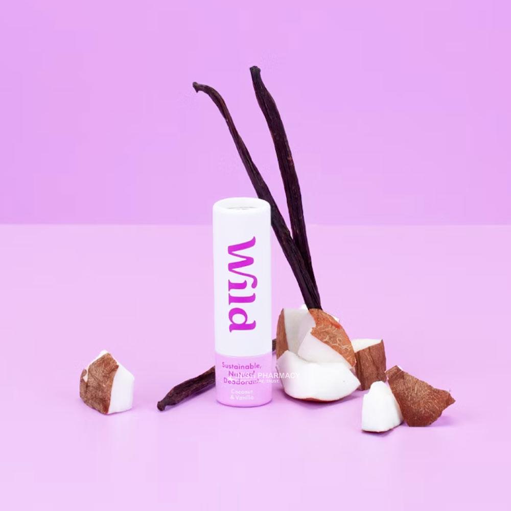 Wild Natural Deodorant Mini Coconut & Vanilla