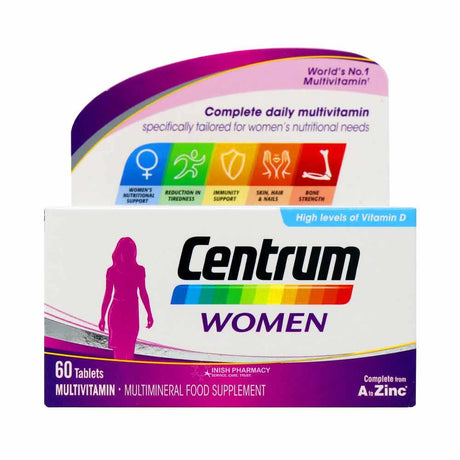 Centrum Women Multivitamins 60 Pack – a daily multivitamin for complete nutritional support