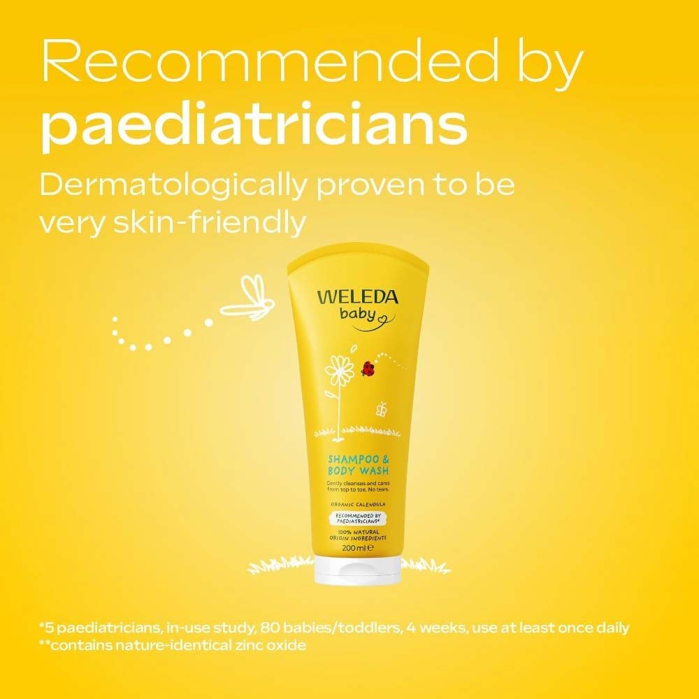 Weleda Baby Calendula Shampoo & Body Wash 200ml