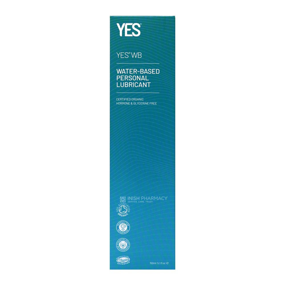 YES Water Based Personal Lubricant 150ml | Natural Intimate Lubricant   Inish Pharmacy