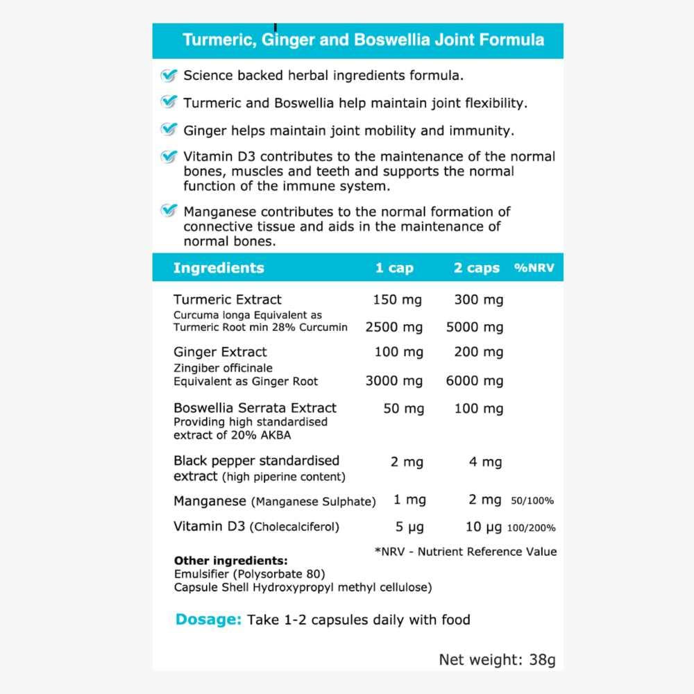ZinUFlex Joint Support 60 Tablets