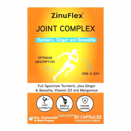 ZinUFlex Joint Support 60 Tablets – for joint mobility and bone strength support