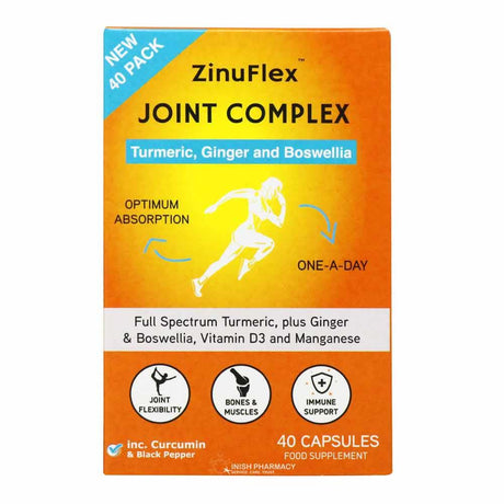 ZinuFlex Joint Complex 40 Pack – for joint mobility and bone strength support