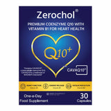 Zerochol Coenzyme Q10 With Vitamin B1 & B2 30 Capsules – vitamin B for energy and nervous system support